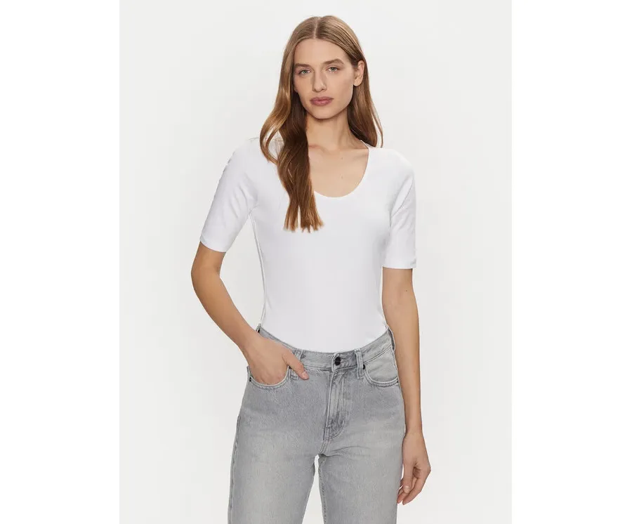 obrazek 1 Calvin Klein T-Shirt K20K208050 Biały Slim Fit