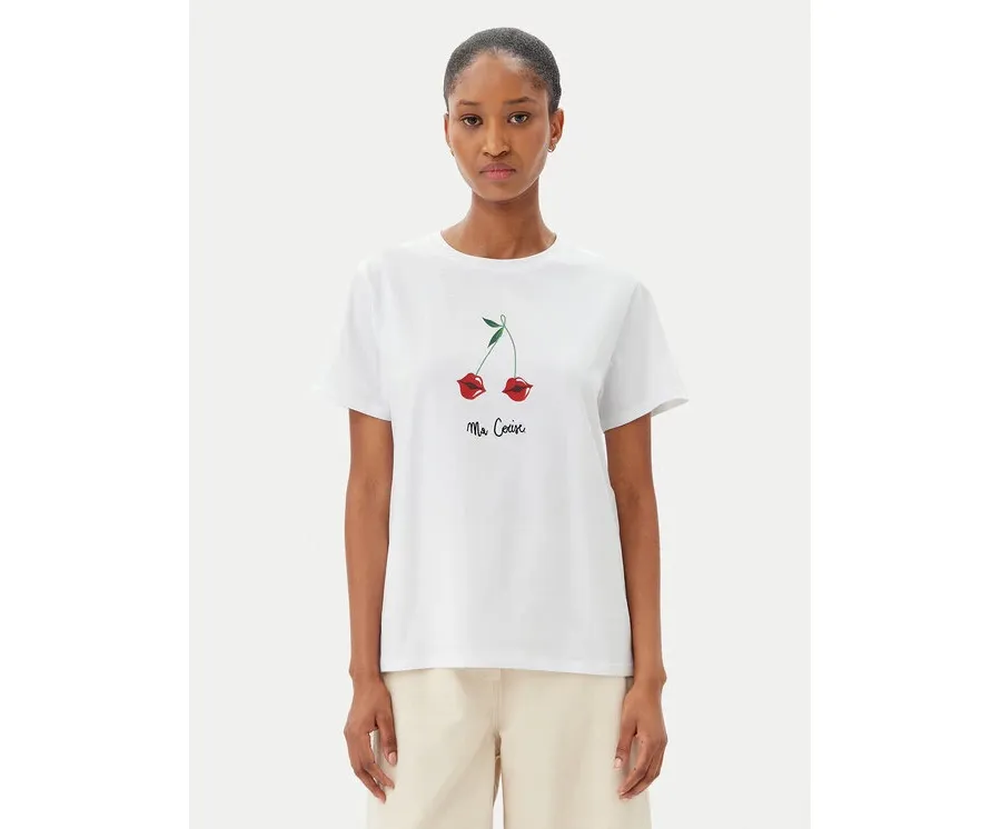 obrazek 1 Marella T-Shirt Cappero 2515971052 Biały Regular Fit
