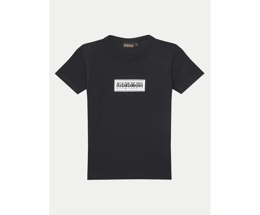 obrazek 1 Napapijri T-Shirt Chamois NP0A4ILE S Czarny Regular Fit