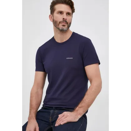 Zdjęcie Versace t-shirt męski kolor biały gładki AU04023
