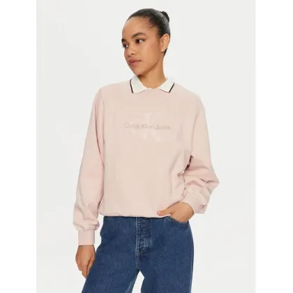 Zdjęcie Calvin Klein Jeans Bluza Chenille J20J224652 Różowy Regular Fit