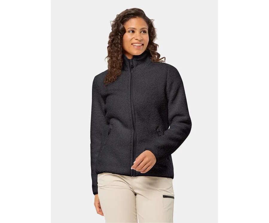 obrazek 1 Jack Wolfskin Polar High Curl Jacket 1708732 Czarny Regular Fit