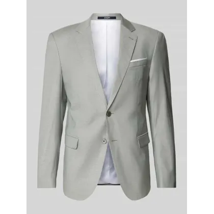 Zdjęcie Marynarka o kroju slim fit z kołnierzem z połami model ‘Herby’