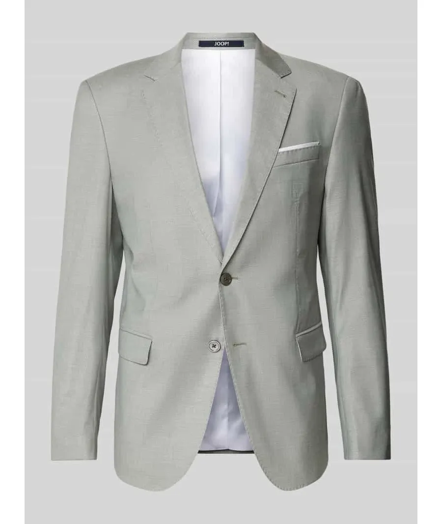 obrazek 1 Marynarka o kroju slim fit z kołnierzem z połami model ‘Herby’