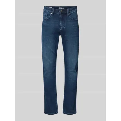 Zdjęcie Jeansy o kroju slim fit z 5 kieszeniami model ‘Nelio’