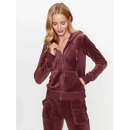 Zdjęcie Juicy Couture Bluza Robertson JCAP176 Bordowy Slim Fit