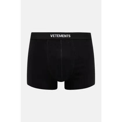 Zdjęcie VETEMENTS bokserki Logo kolor czarny MA66UN100B