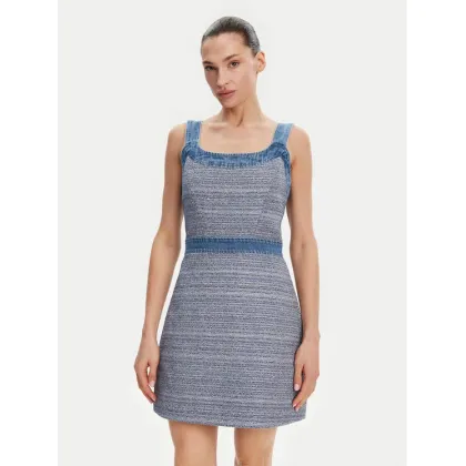 Zdjęcie Guess Sukienka codzienna W5GK77 WH610 Niebieski Slim Fit