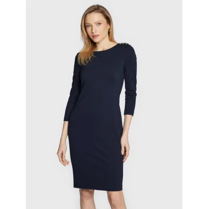 Zdjęcie Lauren Ralph Lauren Sukienka codzienna 250863910002 Granatowy Regular Fit LAUREN RALPH LAUREN