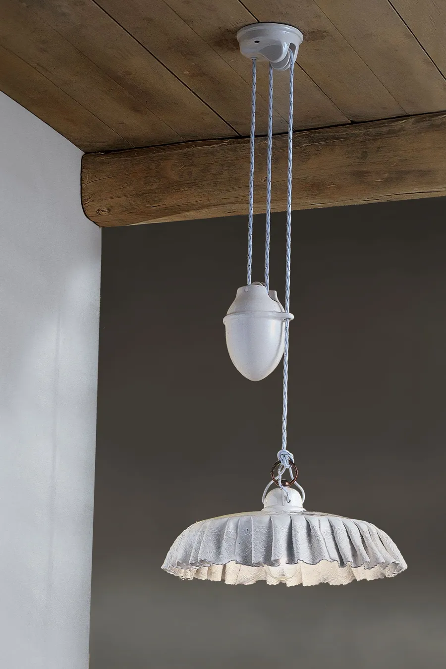 obrazek 2 Włoska klasyczna duża lampa wisząca Modena