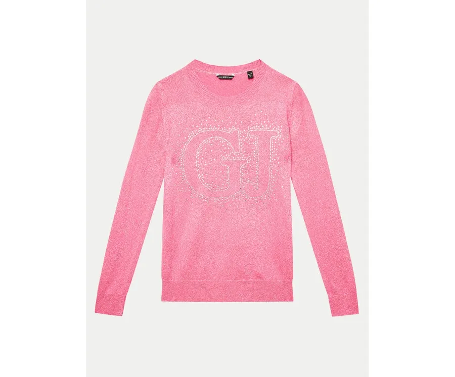 obrazek 1 Guess Sweter J4YR00 Z3FP0 Różowy Regular Fit
