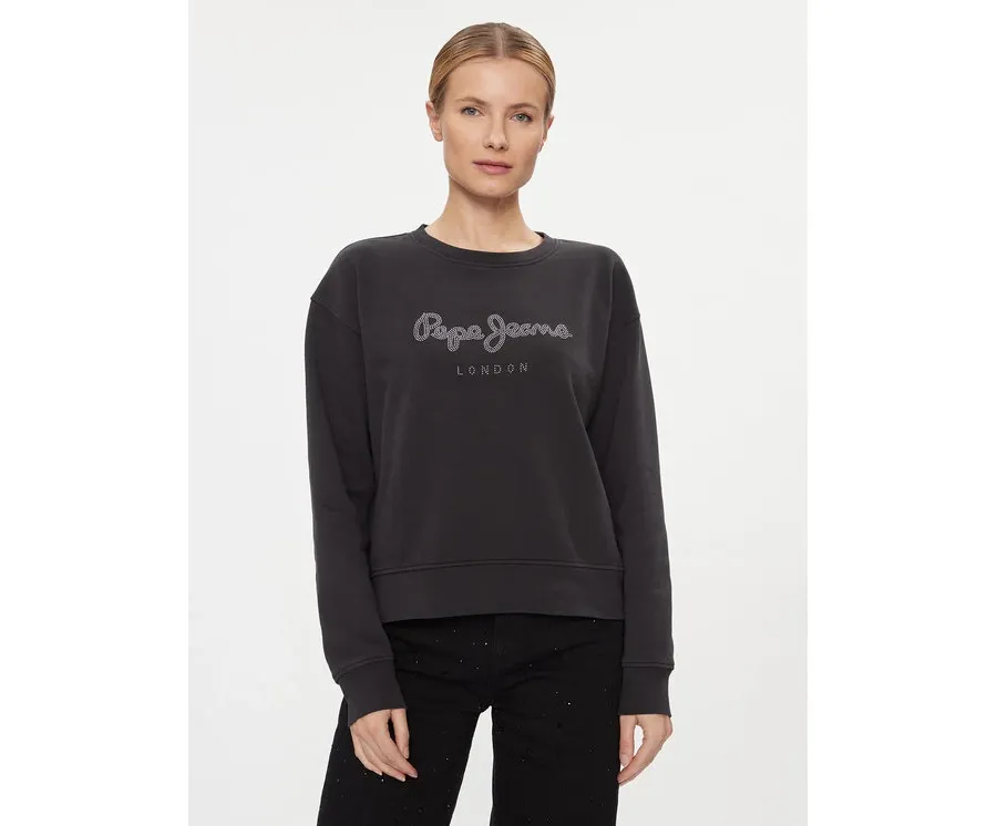 obrazek 1 Pepe Jeans Bluza Harley PL581402 Czarny Relaxed Fit