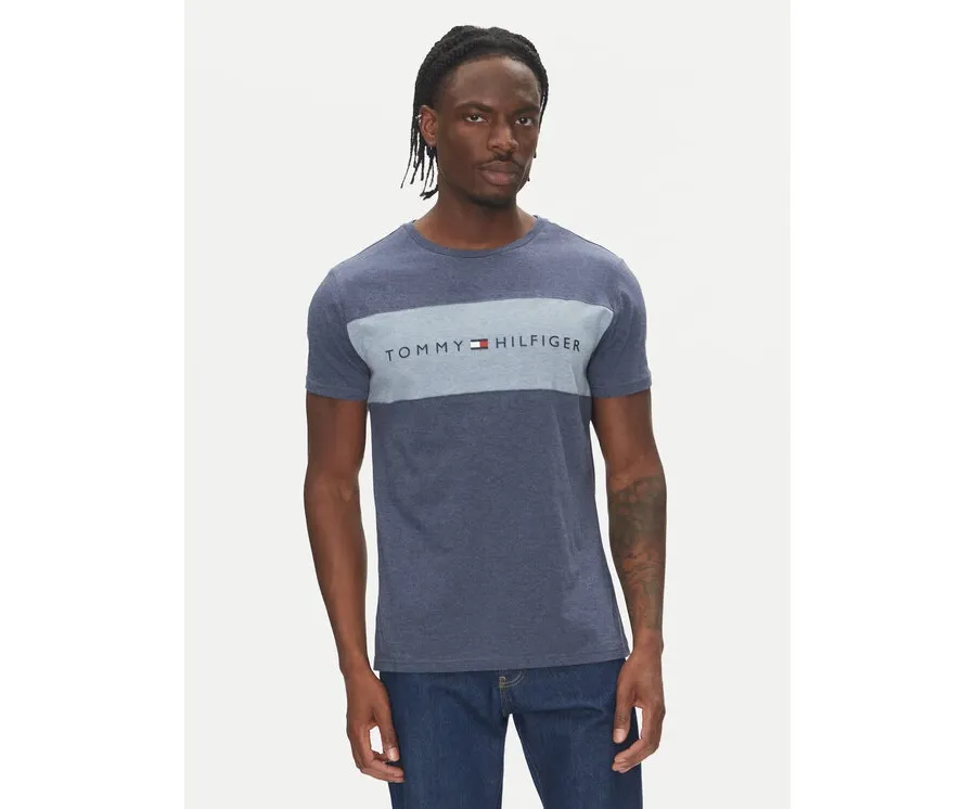 obrazek 1 Tommy Hilfiger T-Shirt UM0UM03418 Niebieski Regular Fit