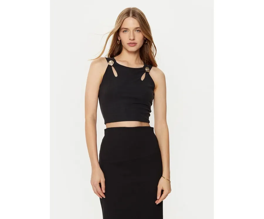 obrazek 1 Guess Top W5RP13 KAQL2 Czarny Regular Fit