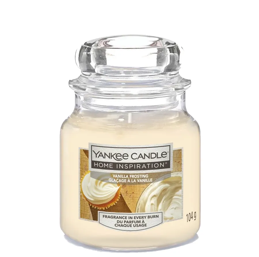 obrazek 1 Yankee Candle Home Inspiration Świeca Vanilla Frosting Mała 104 g