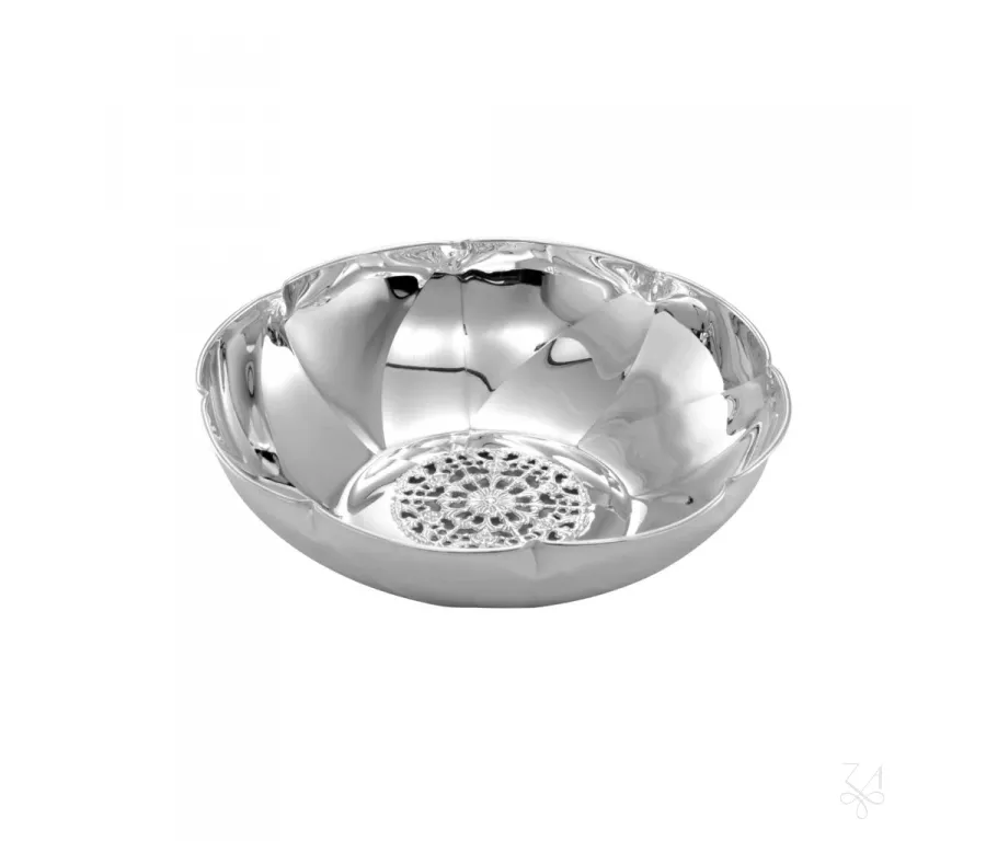 obrazek 1 Luksusowa srebrna miska o wyjątkowym designie - Zaramella Argenti