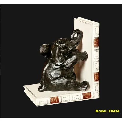 Zdjęcie Niepowtarzalna podpórka do książek ze słonikiem