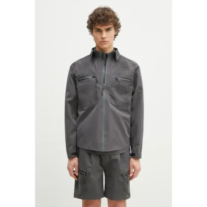 Zdjęcie Alpha Industries kurtka LS Laser Cut Shirt kolor szary przejściowa 756121.747