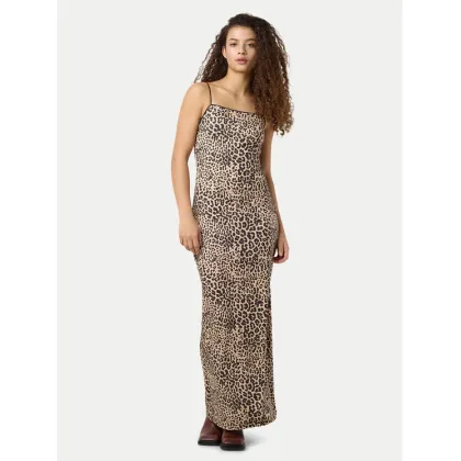 Zdjęcie Noisy May Sukienka letnia Avery 27034320 Brązowy Slim Fit