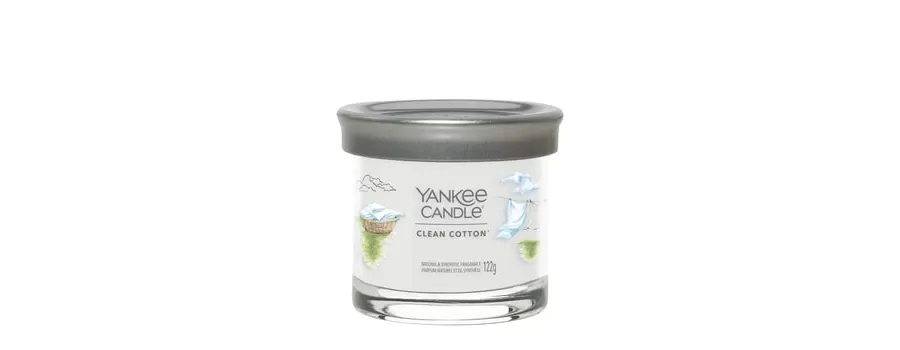 obrazek 1 Yankee Candle Clean Cotton Signature Tumbler Świeca zapachowa 122 g