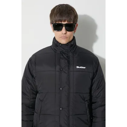 Zdjęcie Butter Goods kurtka Grid Puffer Jacket męska kolor czarny zimowa BGQ423D22403