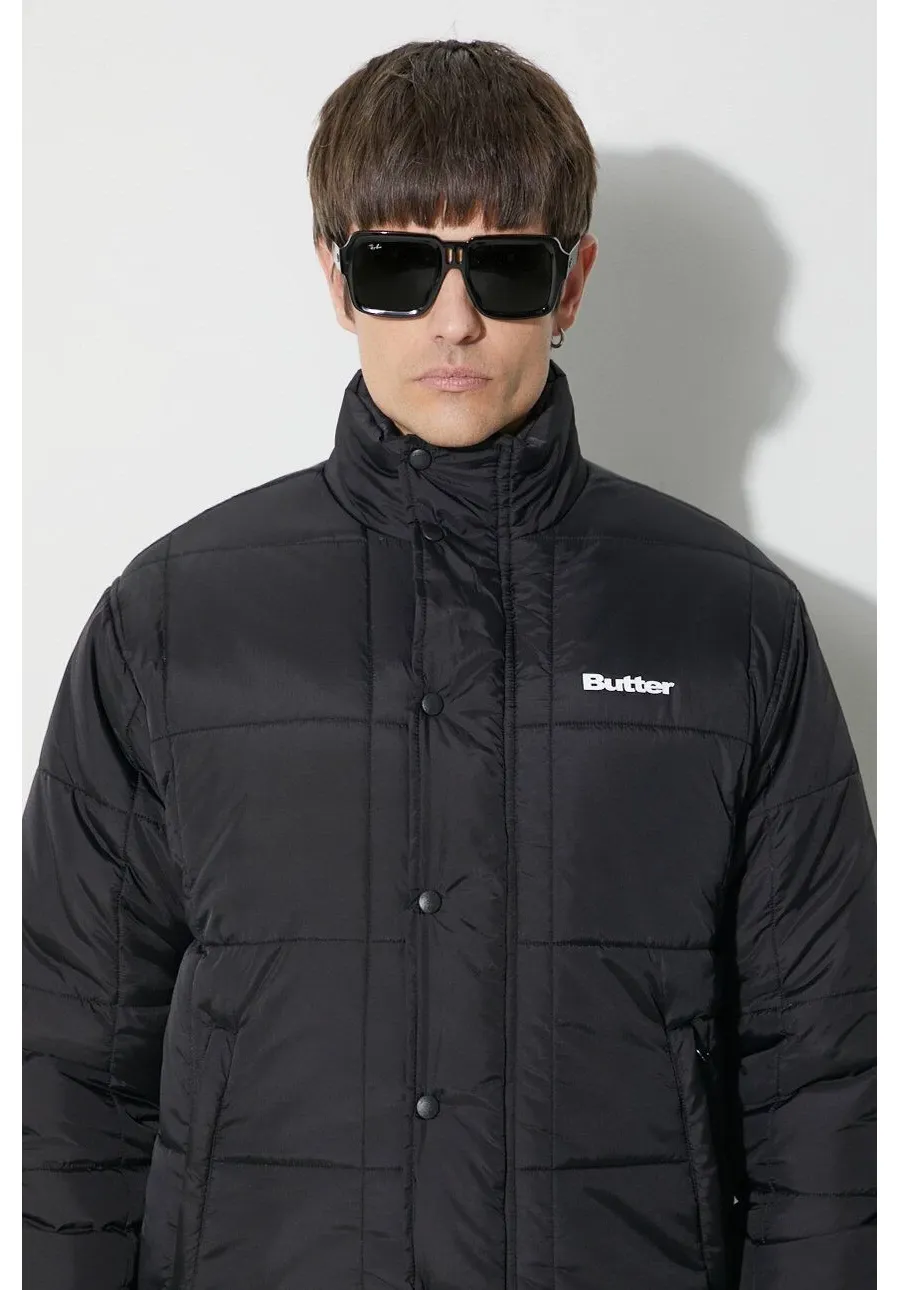 obrazek 1 Butter Goods kurtka Grid Puffer Jacket męska kolor czarny zimowa BGQ423D22403