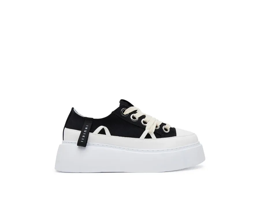 obrazek 1 Inuikii Trampki Matilda Canvas Low 30102-025 Czarny