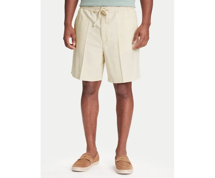 obrazek 1 Mustang Szorty materiałowe Linen 1016459 Écru Loose Fit