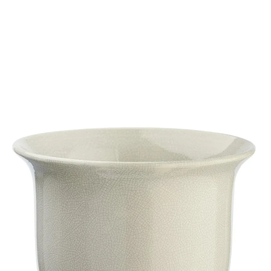 obrazek 2 Mała doniczka z glazurowanej ceramiki H.23xL.30xD.Int.27 cm