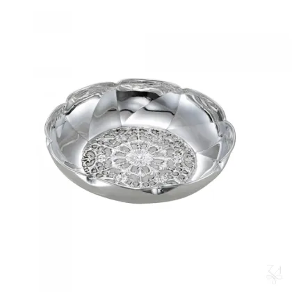 Zdjęcie Oryginalna srebrna miska o wyjątkowym designie - Zaramella Argenti