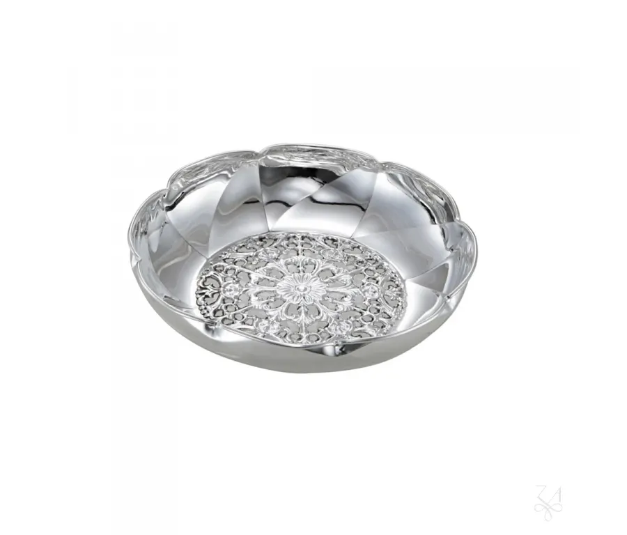 obrazek 1 Oryginalna srebrna miska o wyjątkowym designie - Zaramella Argenti