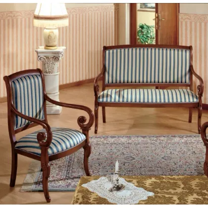 Zdjęcie Urzekający, włoski fotel w klasycznym stylu - Fratelli Mirandola