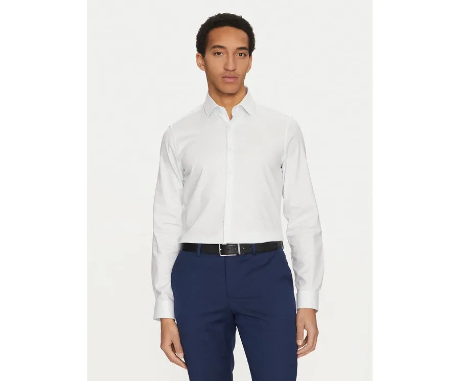 obrazek 1 Calvin Klein Koszula K10K114307 Biały Slim Fit