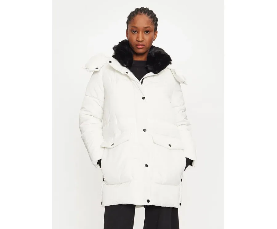 obrazek 1 Rinascimento Kurtka zimowa CFC0118343003 Biały Loose Fit