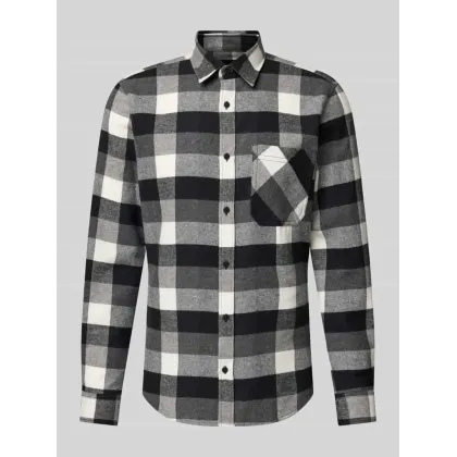 Zdjęcie Koszula casualowa o kroju slim fit z kołnierzykiem typu kent model ‘Hajo’