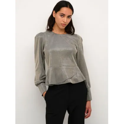 Zdjęcie Karen by Simonsen Bluzka Kansaskb 10104595 Srebrny Shaped Fit