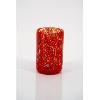 Picture Italian red glass made of Murano glass