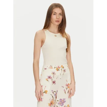 Zdjęcie TWINSET Top 251TP2550 Beżowy Slim Fit