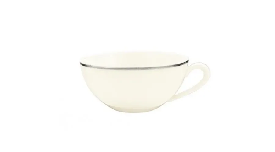 obrazek 1 Stylowa filiżanka do herbaty zdobiona srebrną obwódką w stylu klasycznym – Tettau