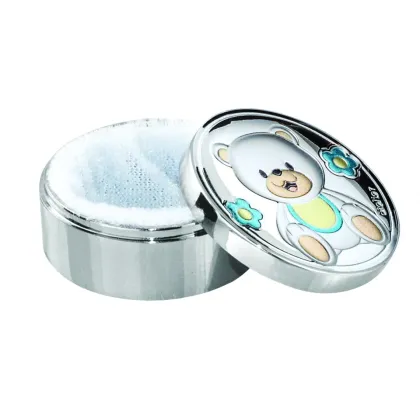 Zdjęcie Orginalne Pudełeczko na pierwszy ząbek Miś 4cm