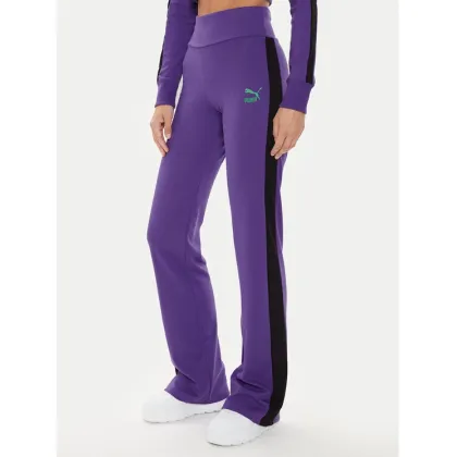 Zdjęcie Puma Spodnie dresowe DUA LIPA 536629 Fioletowy Slim Fit
