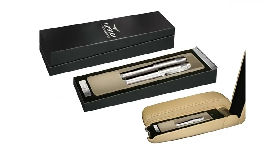 picture 3 Rollerball Pen Tibaldi for Bentley Continental Beluga Black Limited Edition