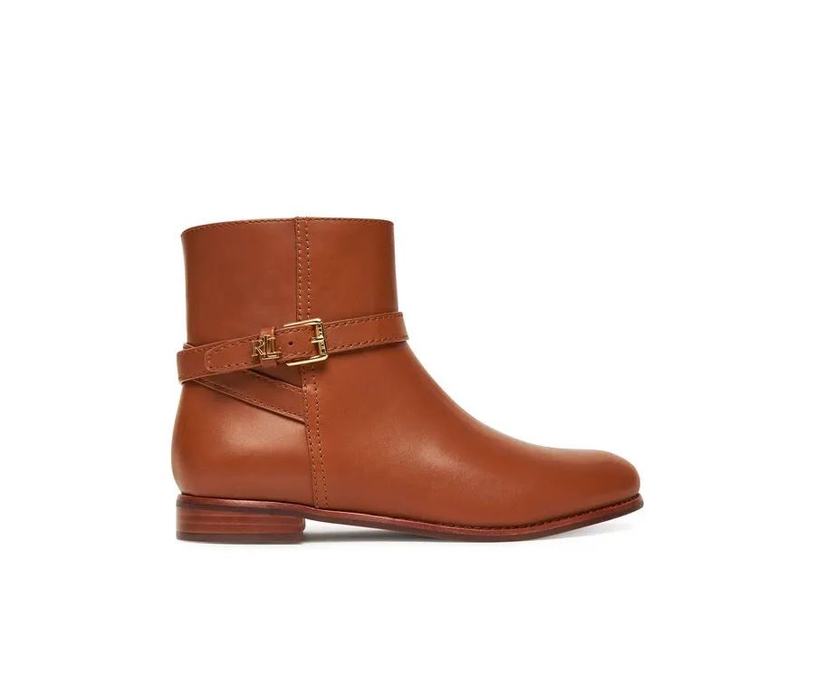 obrazek 1 LAUREN RALPH LAUREN Botki Brooke Bt 2 802974382001 Brązowy