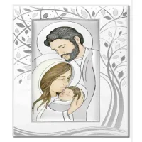 Picture A unique painting with a depiction of the Holy Family 30.8x46.3 cm