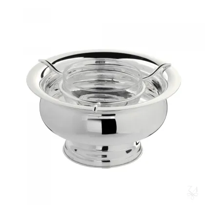 Picture Exclusive Italian caviar dish with a base – Zaramella Argenti