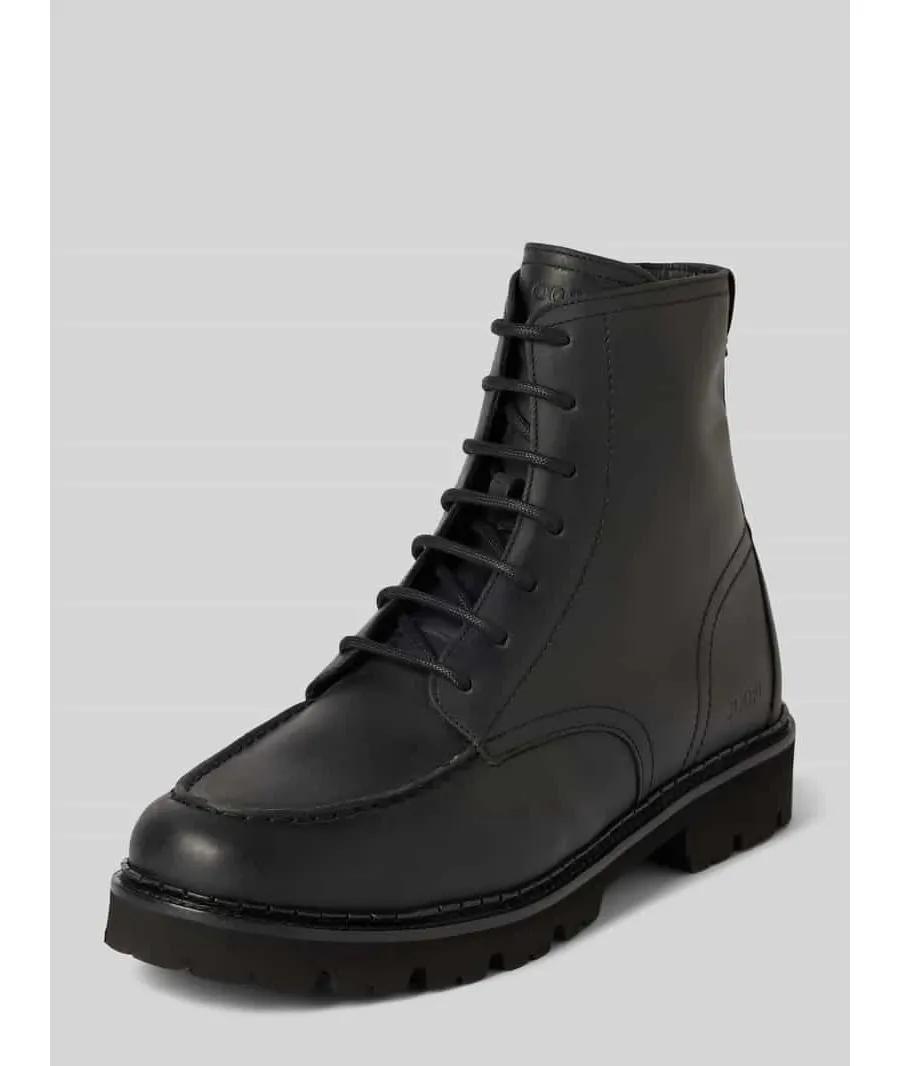 obrazek 1 Buty skórzane z detalami z logo model ‘loreto hektor’