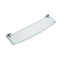 Zdjęcie Nowoczesna szklana półka ścienna do wyjątkowej łazienki – Stilhaus