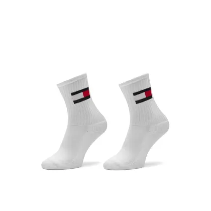 Zdjęcie Tommy Hilfiger Zestaw 2 par wysokich skarpet dziecięcych 701229940 Biały