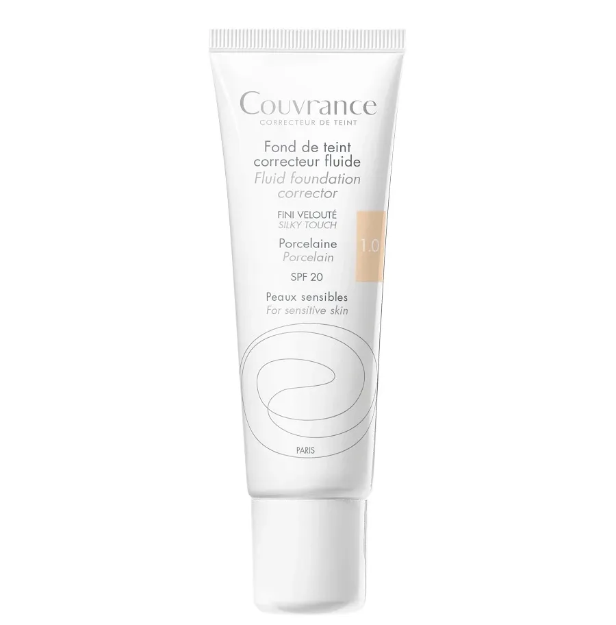 obrazek 1 Avène Couvrance Fluid korygujący SPF20, Porcelanowy 1.0 Porcelanowy 30 ml Avene