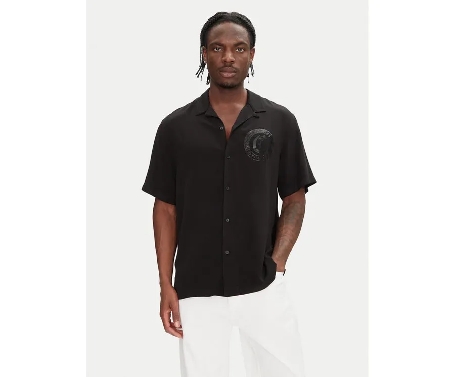 obrazek 1 Just Cavalli Koszula 78OALY04 Czarny Regular Fit